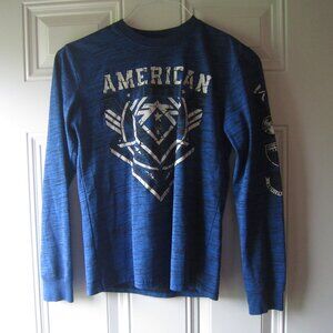 American Fighter Long Sleeve T Shirt Size Youth M